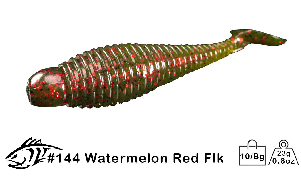 144 Watermelon Red Flake