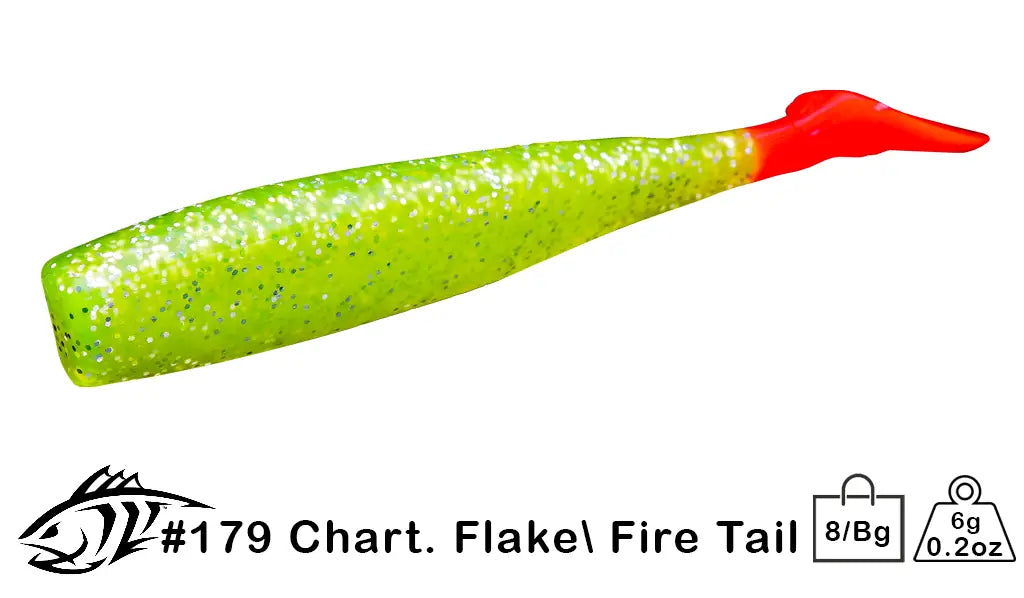 179 Chartreuse Flake Fire Tail