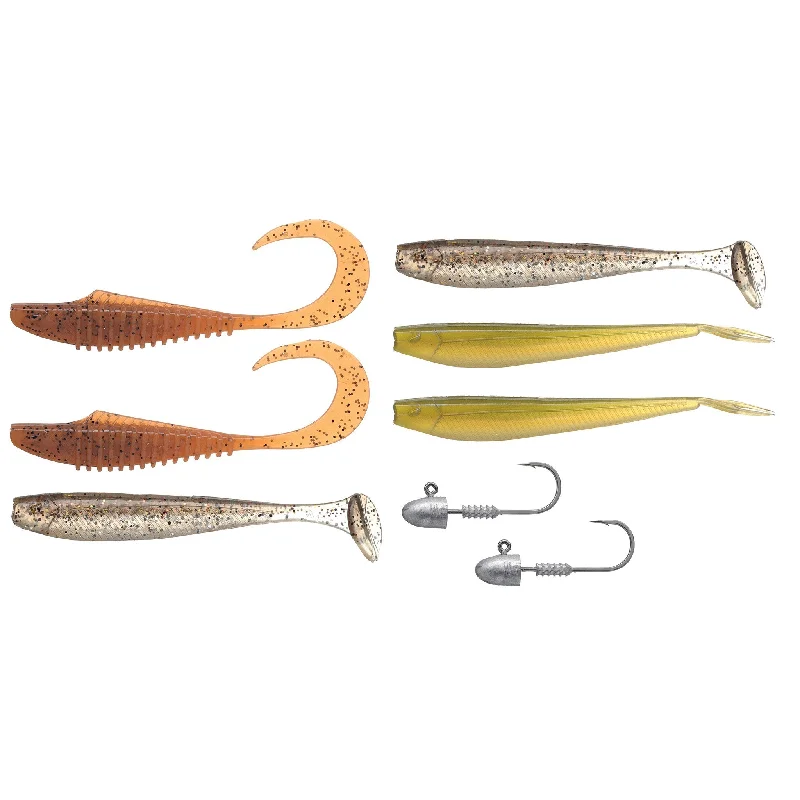 Fishing Lures for stream needs-Bite Science Predator And Jig-Heads Multi Pack