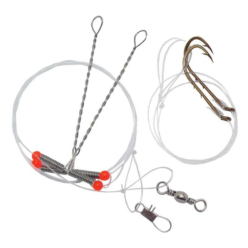 Fishing rigs for muddy rivers-COMPAC Pickerel Rig #6 Hooks