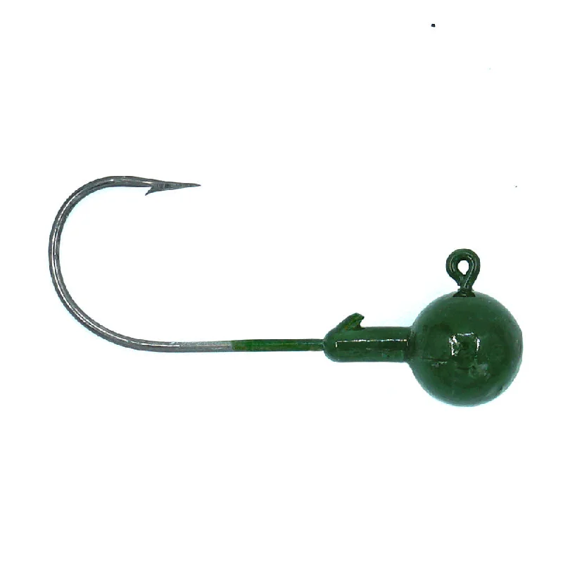 Rigs for bottom perch-Green Pumpkin Jiggy Wiggy - 4pk