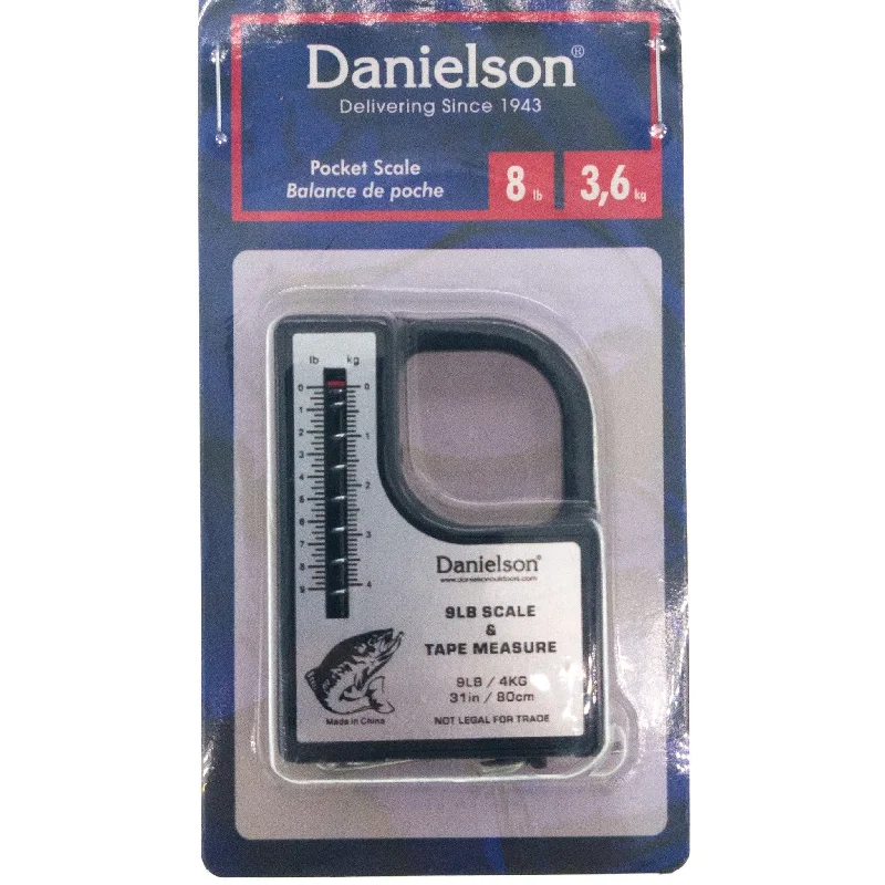 Knives & Scissors for meal needs-Danielson Pocket Scale 8 Lb W/24" Tape