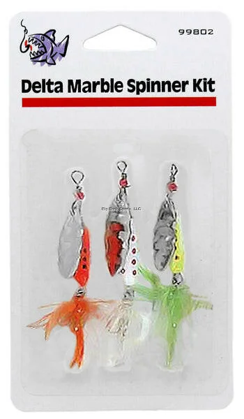 Fish hooks for river carp-Delta Tackle Spinner Kit, 3/Pack