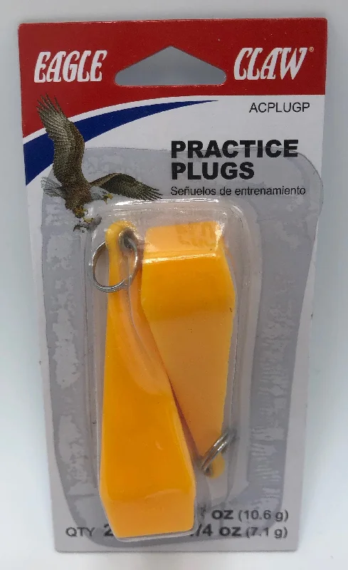 Fishing Lures with grid patterns-Eagle Claw Practice Plug