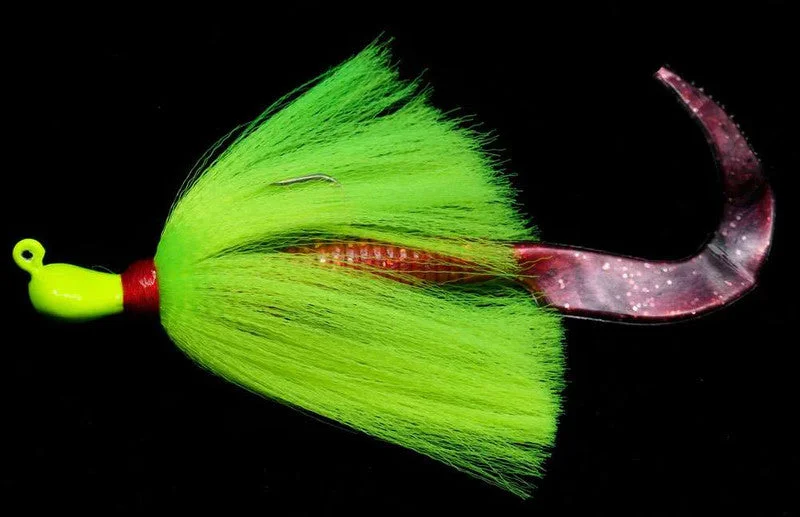 Chartreuse Head and Body / Red Tail