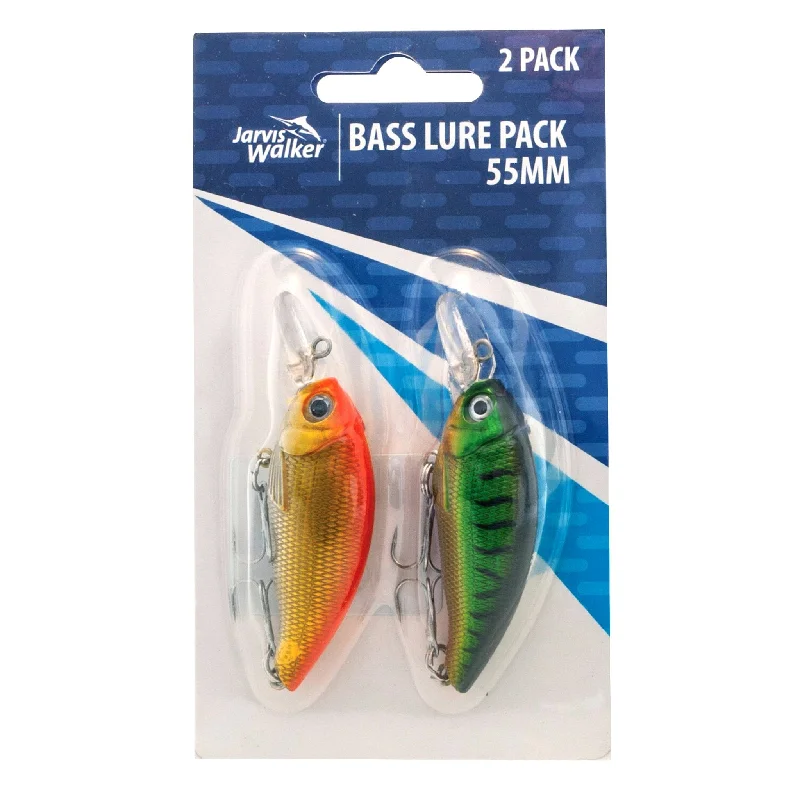 Fishing Lures with strong hooks-Jarvis Walker Bass Lure Packs