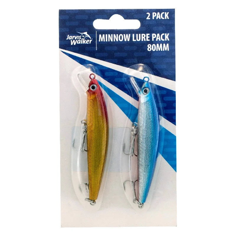 Fishing Lures with jig heads-Jarvis Walker Minnow Lure Packs