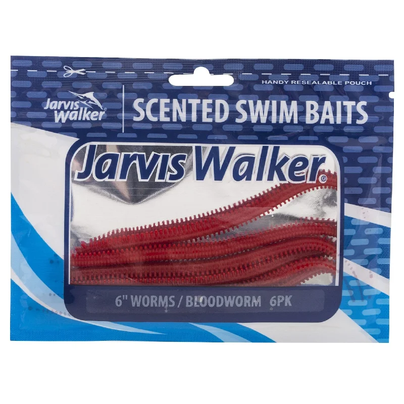 Fishing Lures for perch fishing-Jarvis Walker Scented Worm Lures