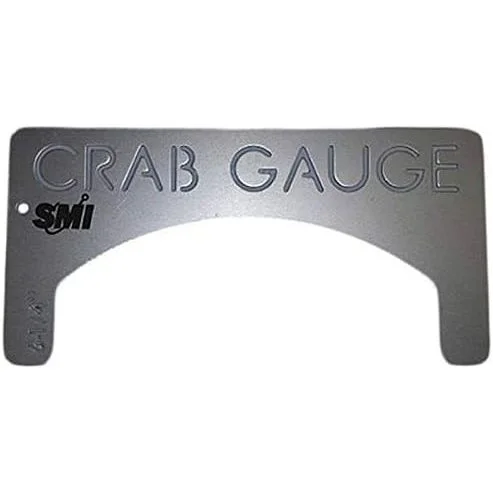 Knives & Scissors with flat designs-SMI Crab Gauge Aluminum Deluxe 6-1/2"