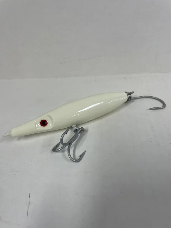 Fishing Lures with inner weights-Super Strike Bullet 2-1/2oz Bone