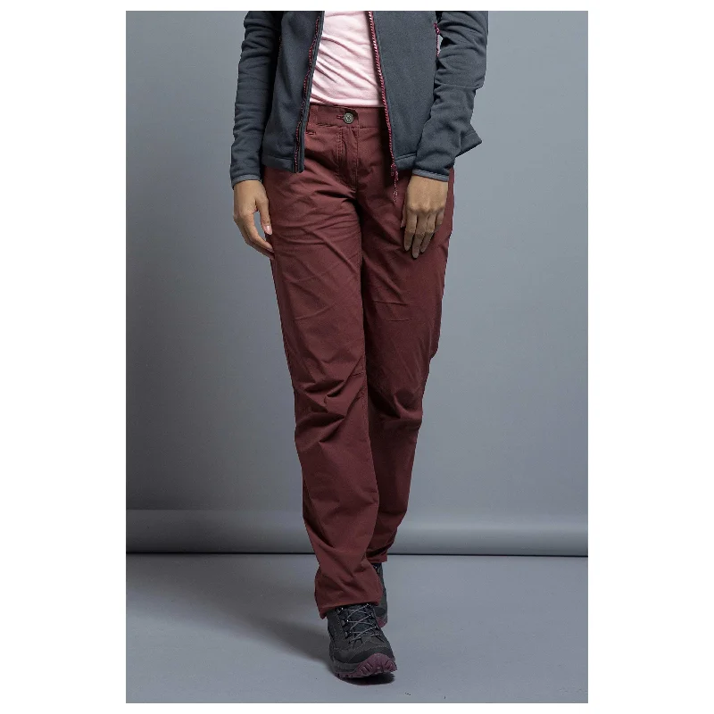 Travel Ws Pants aubergine