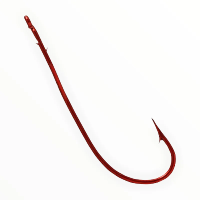 Fishing rigs for cold water-Tru Turn Blood Red Catfish Hooks Value Pack 27ct