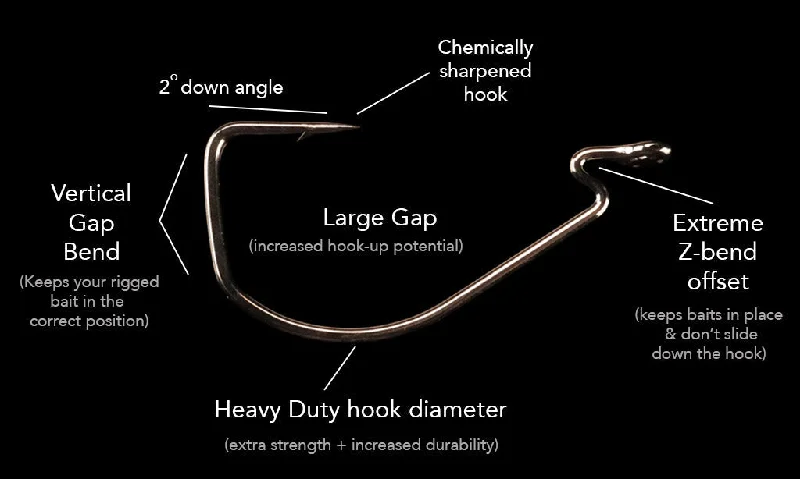 Rigs for drop shot trout-Wide Gap Texposer Hook