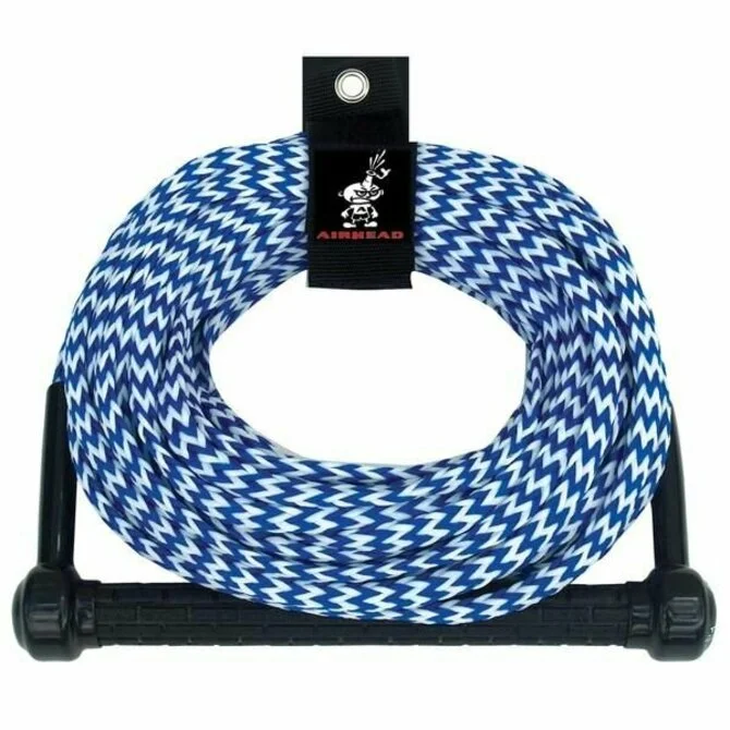 Fishing rope with tough weave texture-Airhead - 75' Tractor Grip Handle Water Ski Rope