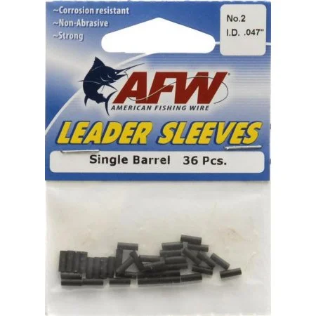 Fishing Lines & Leaders victory kit-American Fishing Wear Leader Sleeve, Size #2, Black