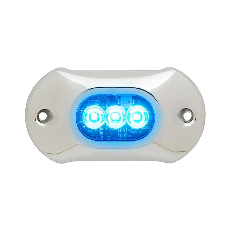 Lighting for emergency kits-Attwood LightArmor HPX Underwater Light - 3 LED & Blue