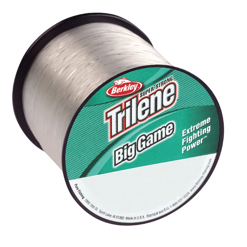 Fishing Lines & Leaders digital guide-BBGQS12C-15  Big Game Line Monofilament Custom Clear Spool, 1175 Yards - 12 Lbs.