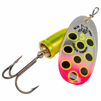 Fishing Lines & Leaders travel light-Blue Fox Vibrax in Line Spinner - Watermelon 5