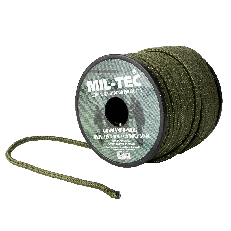 Fishing rope for saltwater lines-Commando Rope 7 mm, 50 m Roll