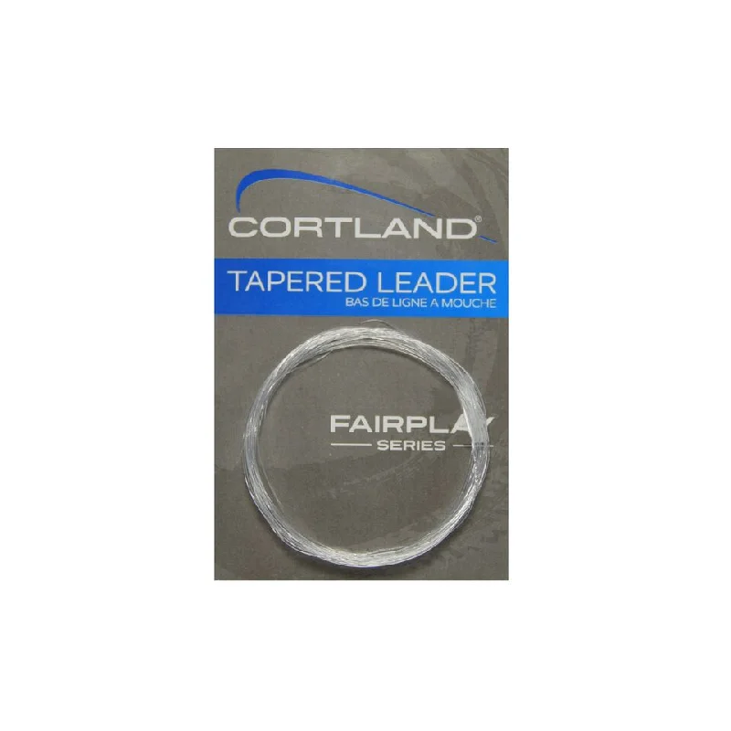 Fishing Lines & Leaders muddy rivers-Cortland Fairplay 7.5  Tapered Leader  No Loop  6X  2.7-Pound Test  605077