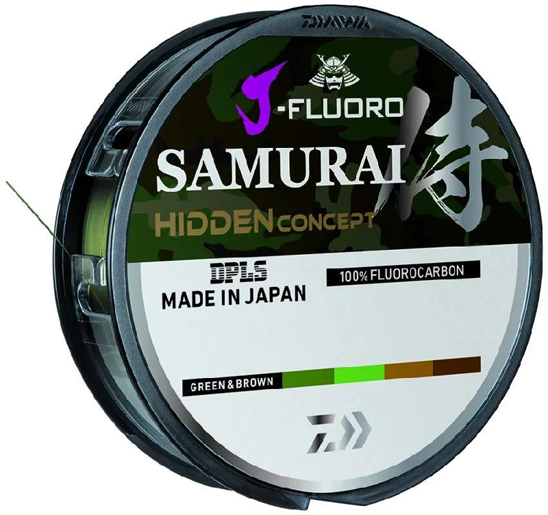 Fishing Lines & Leaders seasonal catch-Daiwa J-Fluoro Samurai Hidden Concept Fluorocarbon Line - 18lb - 220yd