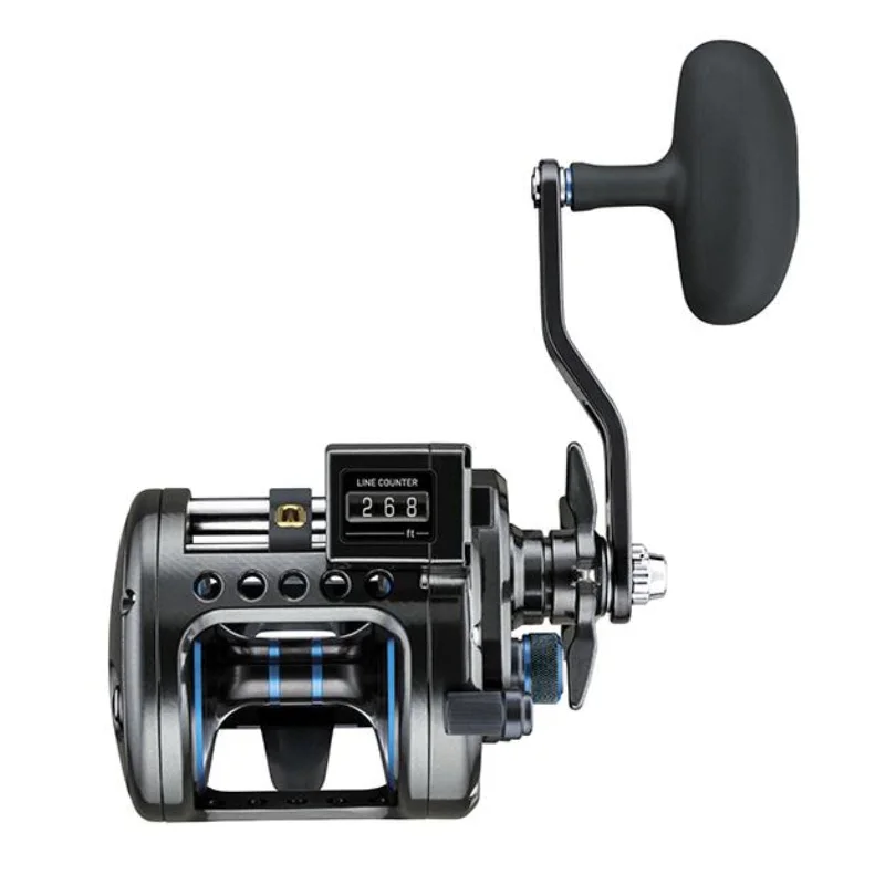 Fishing Lines & Leaders saltwater resistant-Daiwa Saltist STTLW50LCH Level Wind Line Counter