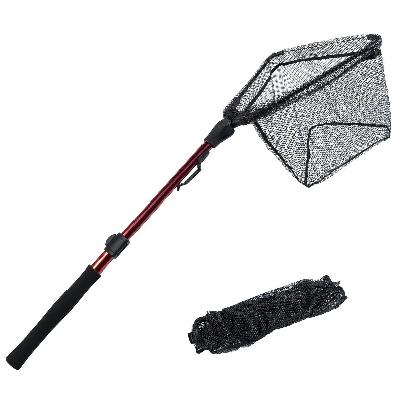 Fishing net for beach fun-Dr.FIsh 3 Size Landing Net with Telescopic Pole Handle