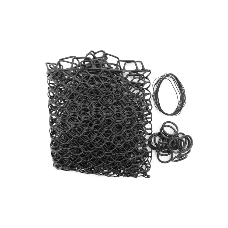 Fishing net for creek trips-Fishpond Nomad Replacement Net Bag Black 19 inches