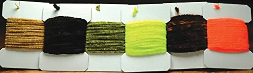 Fishing Lines & Leaders water test-Hareline Carded Chenille Large Light Olive