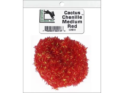 Fishing Lines & Leaders bottom rig-Hareline Dubbin Cactus Chenille | Red; Medium