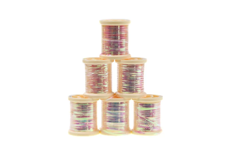 Fishing Lines & Leaders for hobbyists-Hareline Pearlescent Flat Tinsel