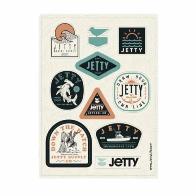 Patches for retro gear-Jetty- Hijinx Sticker Sheet