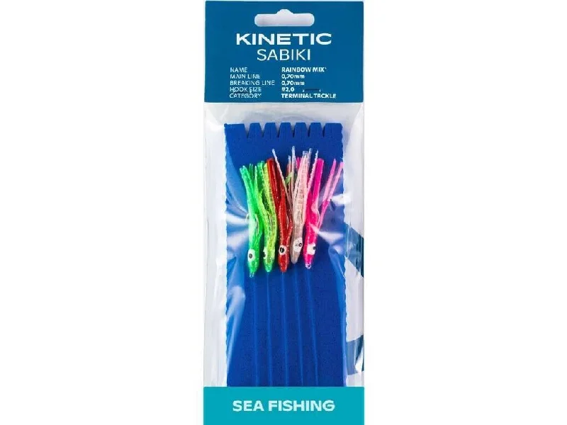 Fishing net with extra pole-Kinetic/Westin Sabiki Rigs - Various Colours and Sizes - Sea Fishing Rigs