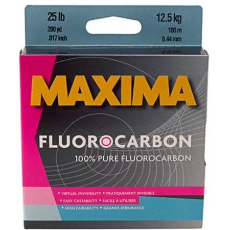 Maxima Fluorocarbon Fishing Line One Shot Spool