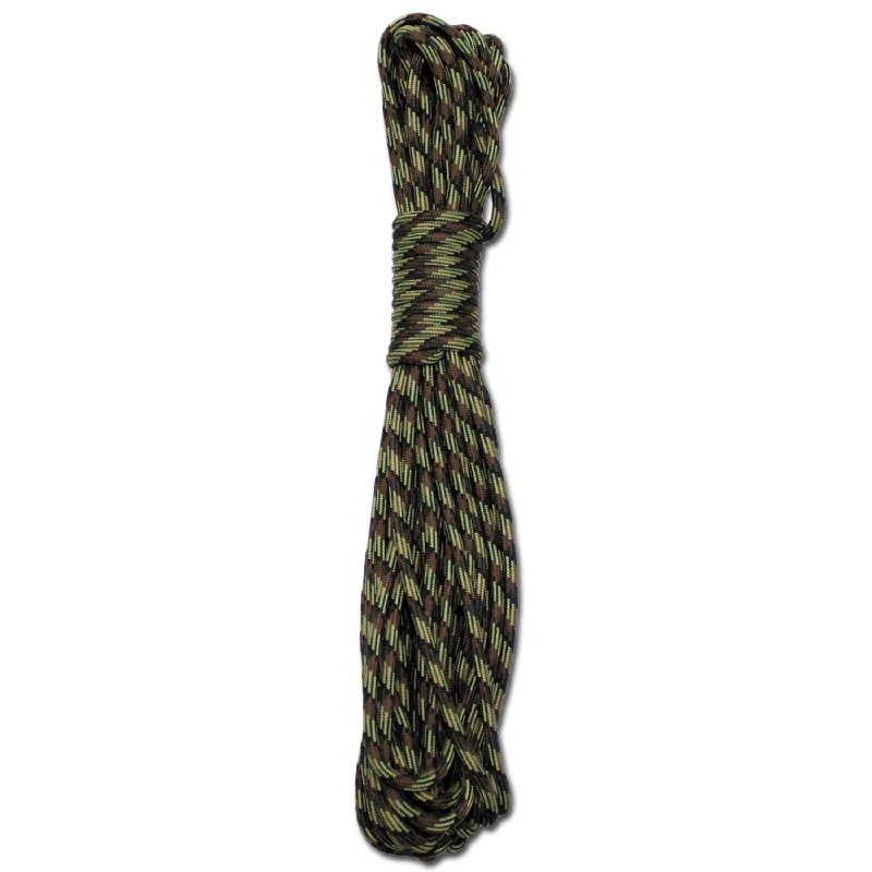 Fishing rope with elastic design weave-Rope 9 mm camo