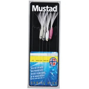 Fishing Lines & Leaders weather app-Mustad mini hokkai attractor rig  mainline 20lb Size 4