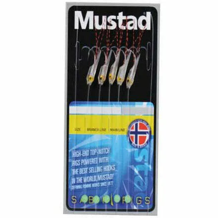 Fishing Lines & Leaders national parks-Mustad teaser rig size 6 20lb mainline