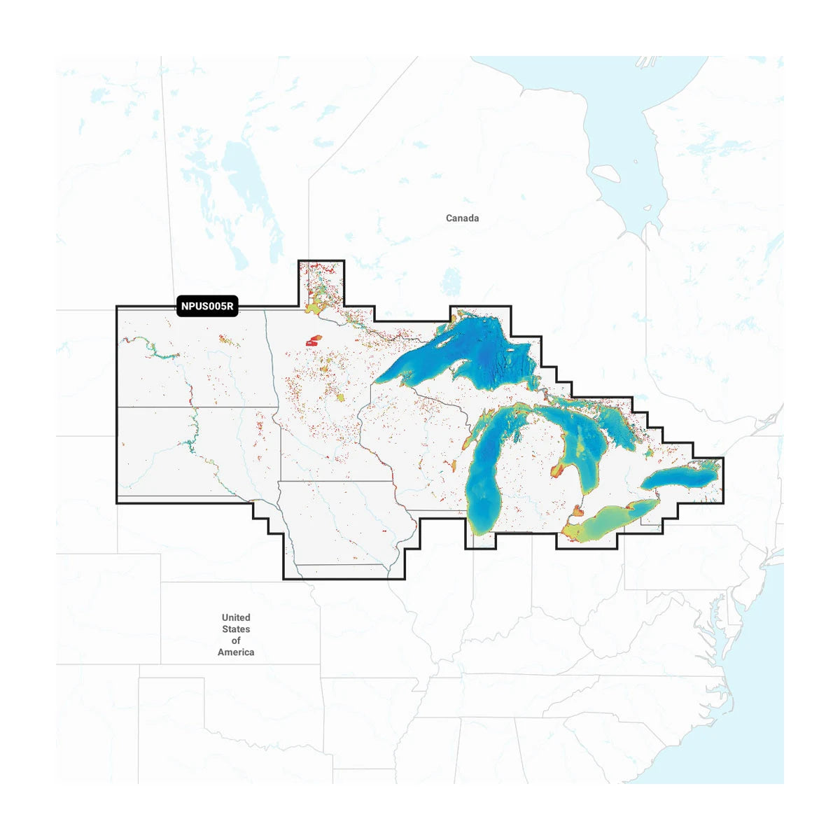 Navionics Platinum+ U.S. North & Great Lakes - Marine Charts 010-C1368-40