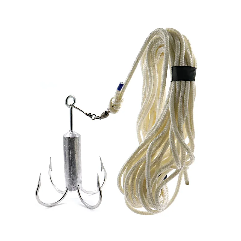 Fishing rope with soft durability-Pier Gaff with Rope