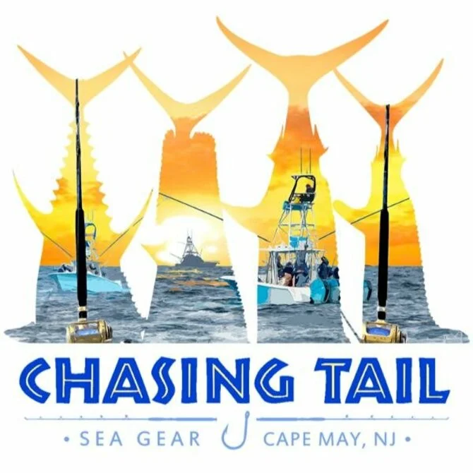 Patches for adventure accessories-Sea Gear - Chasing Tail Sticker