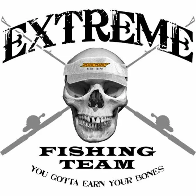 Stickers for laptops and tumblers-Sea Gear - Extreme Fishing Sticker