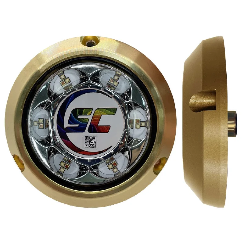 Lighting for festival camping-Shadow-Caster SC3 Series CC (Full Color Change) Bronze Surface Mount Underwater Light