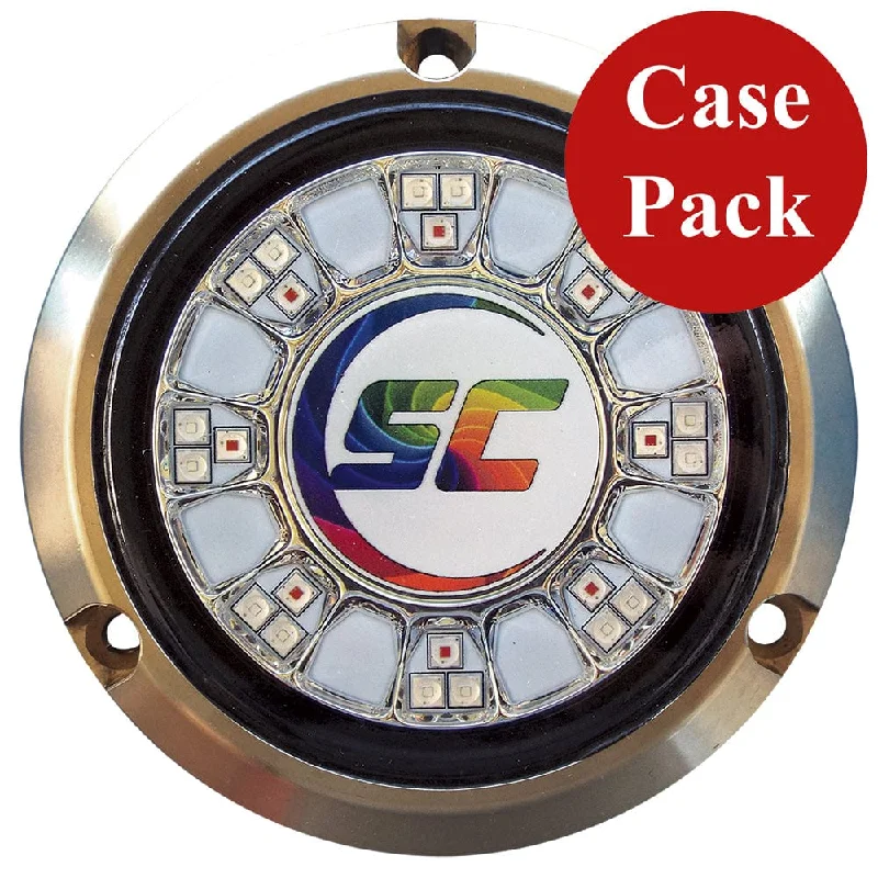 Lighting for shed repairs-Shadow- Caster SCR-24 Bronze Underwater Light - 24 LEDs - Full Color Changing - *Case of 4*