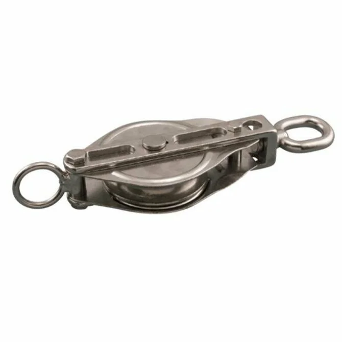 Fishing rope for snag lines-Suncor Stainless - Rope Swivel Eye Block