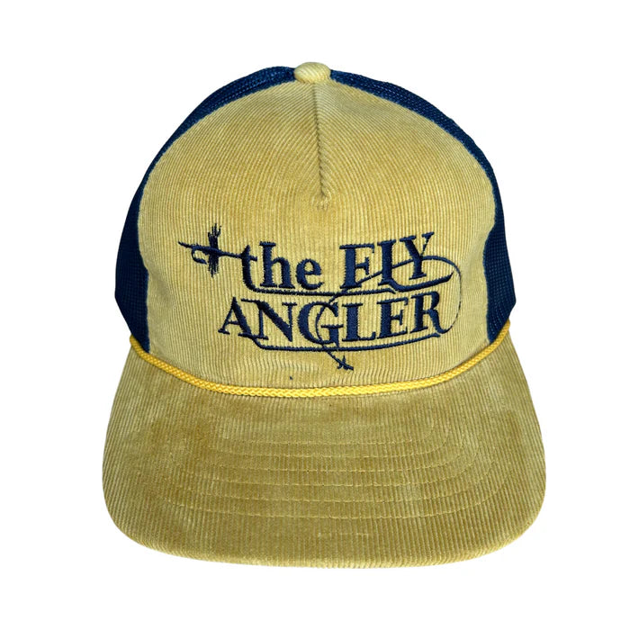 Fishing rope for shad fishing-The Fly Angler Logo Richardson Troutdale Amber Navy W/Gold Rope